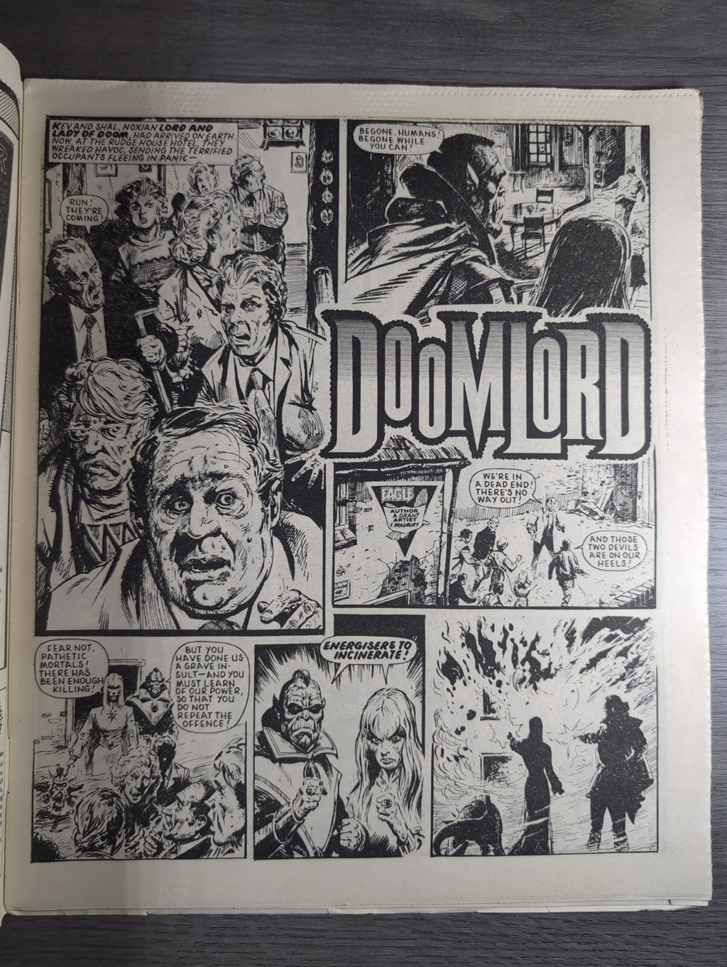Eagle Comic Issue No. 246 6th December 1986 Vintage Retro UK Comic