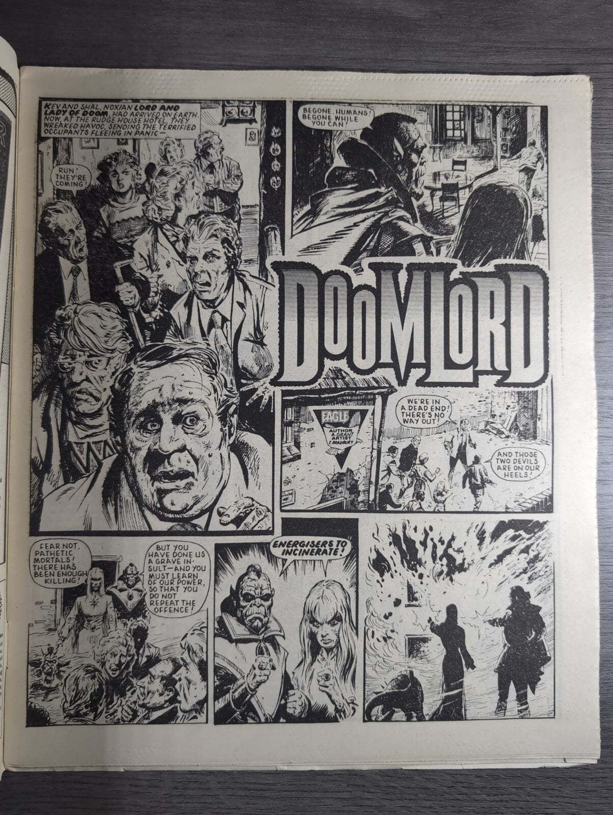 Eagle Comic Issue No. 246 6th December 1986 Vintage Retro UK Comic