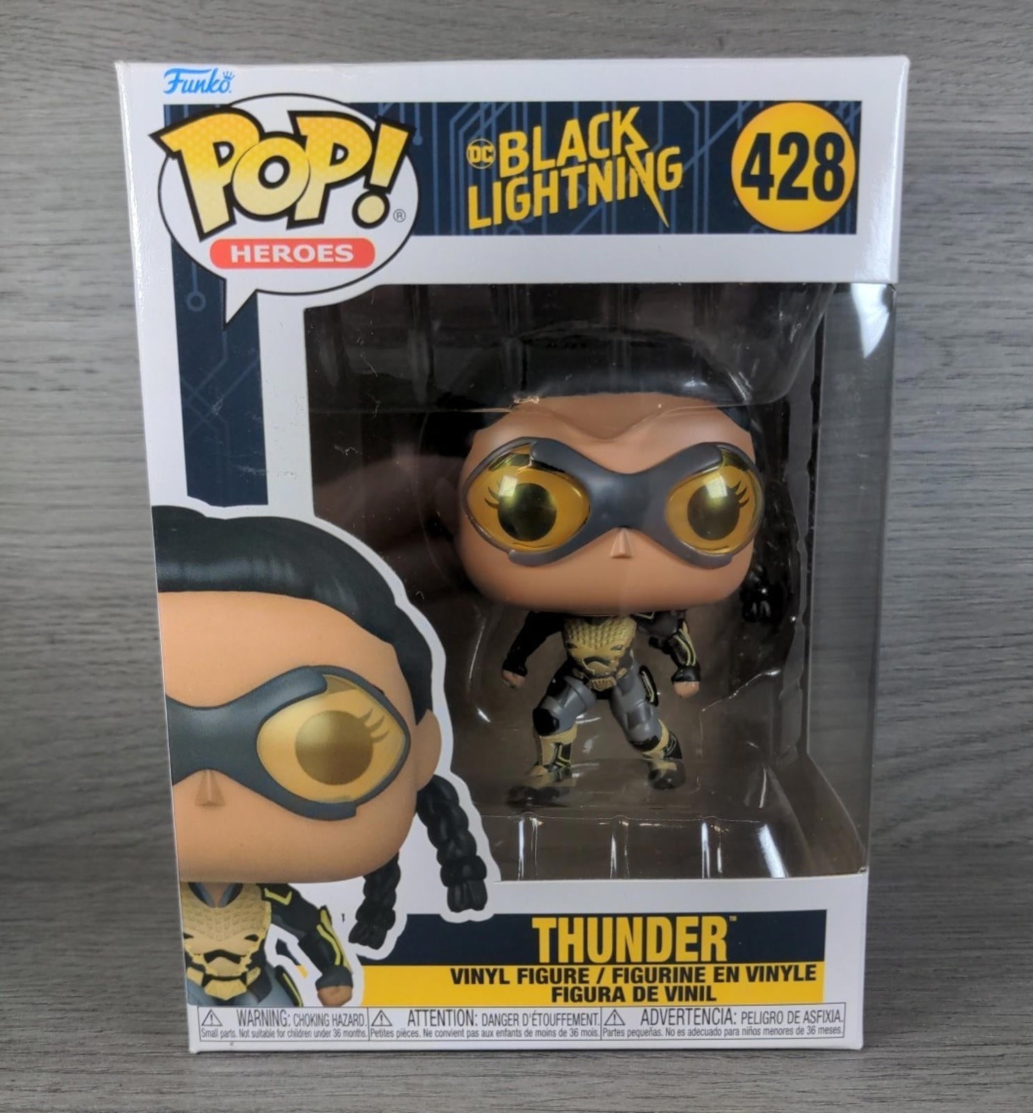 Funko Pop! Heroes Black Lightning Thunder #428 Vinyl Figure - Retrorama UK