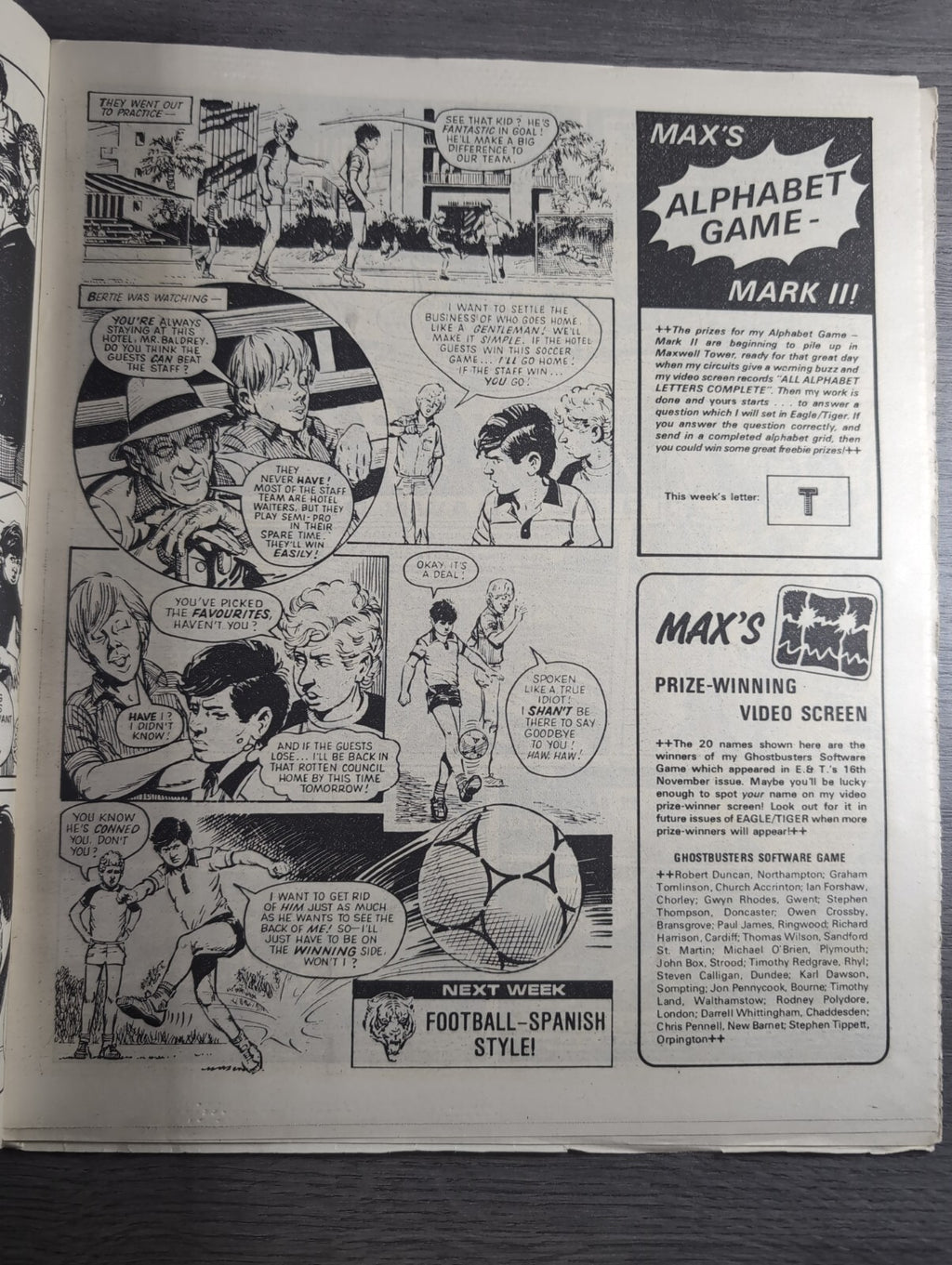 Eagle Comic Issue No. 212 12th April 1988 Includes Poster Vintage Retro UK Comic