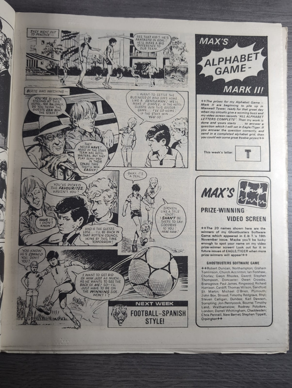 Eagle Comic Issue No. 212 12th April 1988 Includes Poster Vintage Retro UK Comic