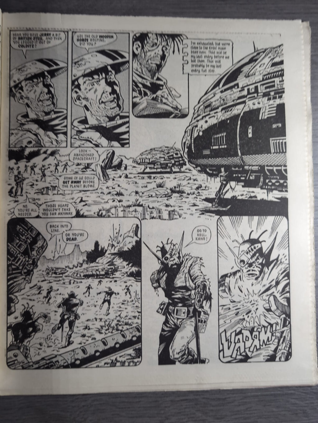 2000AD Prog 516 Featuring Judge Dread Comic 4th April 1987 Vintage Retro Comic