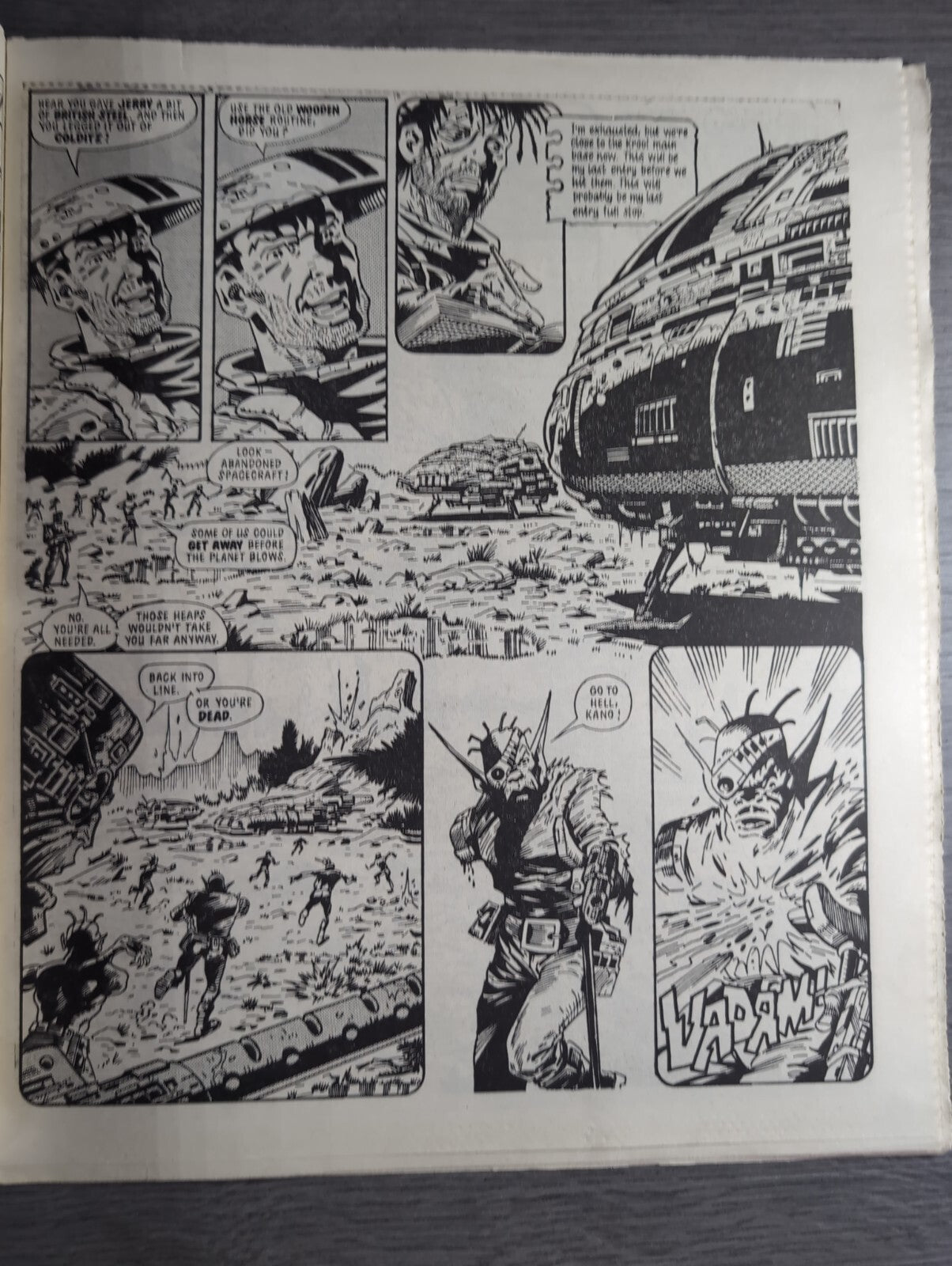2000AD Prog 516 Featuring Judge Dread Comic 4th April 1987 Vintage Retro Comic