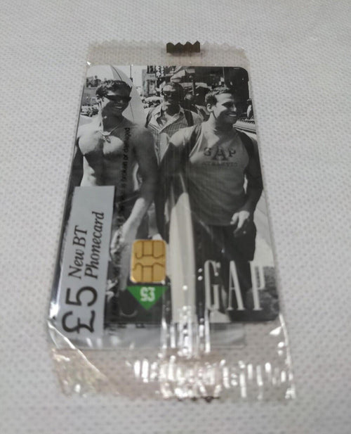 BT Phone Card GAP Store £5 Unused Vintage Chip Phonecard Unopened Sealed - Retrorama UK