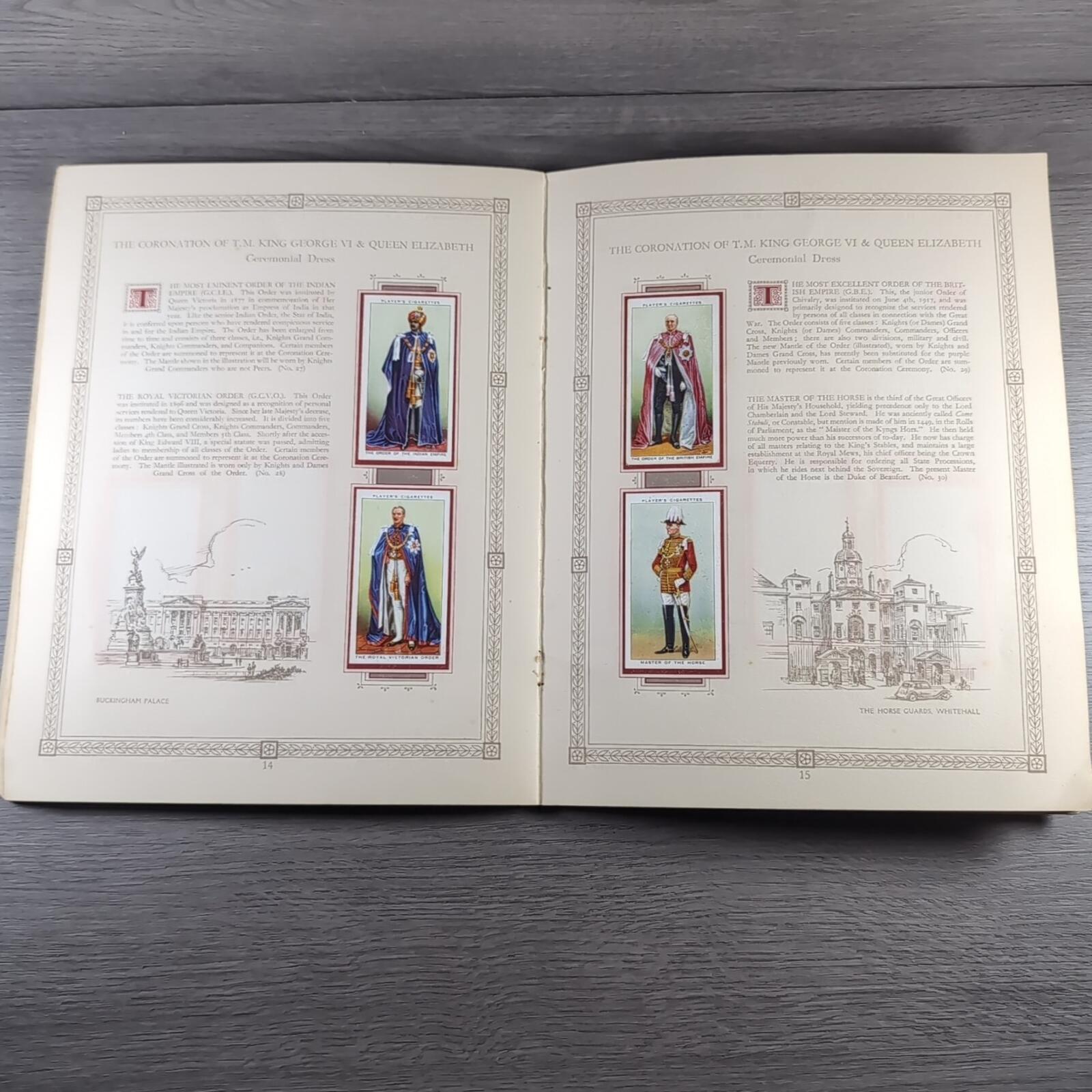 The Coronation Of HM King George VI John Player & Sons Full Set Cigarette Cards