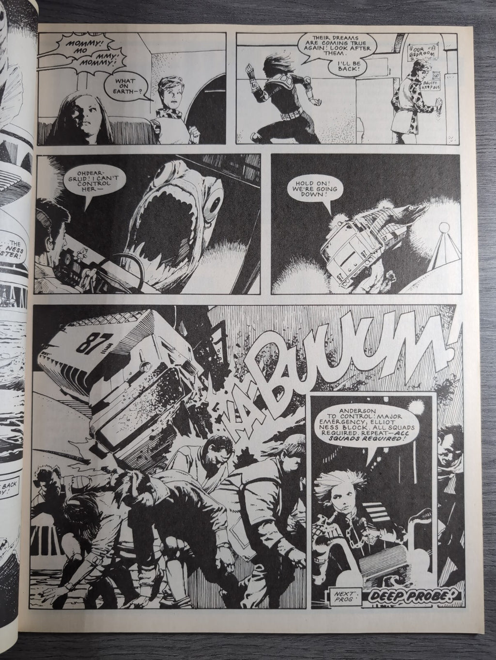 2000AD Prog 640 Featuring Judge Dread Comic 19th Aug 1989 Vintage Retro Comic - Retrorama UK