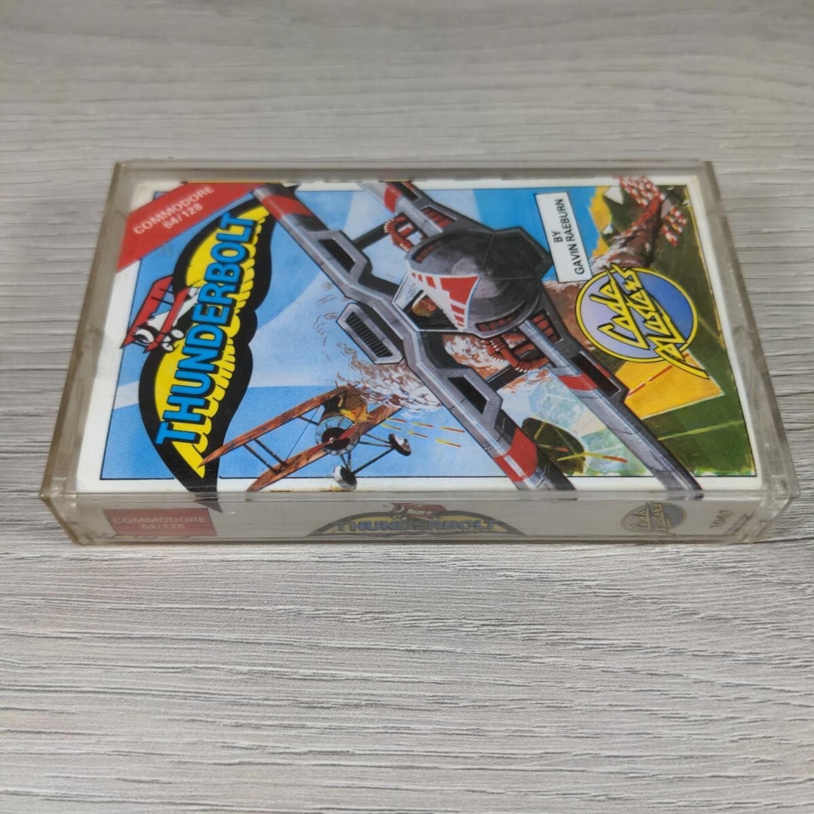 Thunderbolt Commodore 64 C64 Video Game Cassette Code Masters Tested & Working