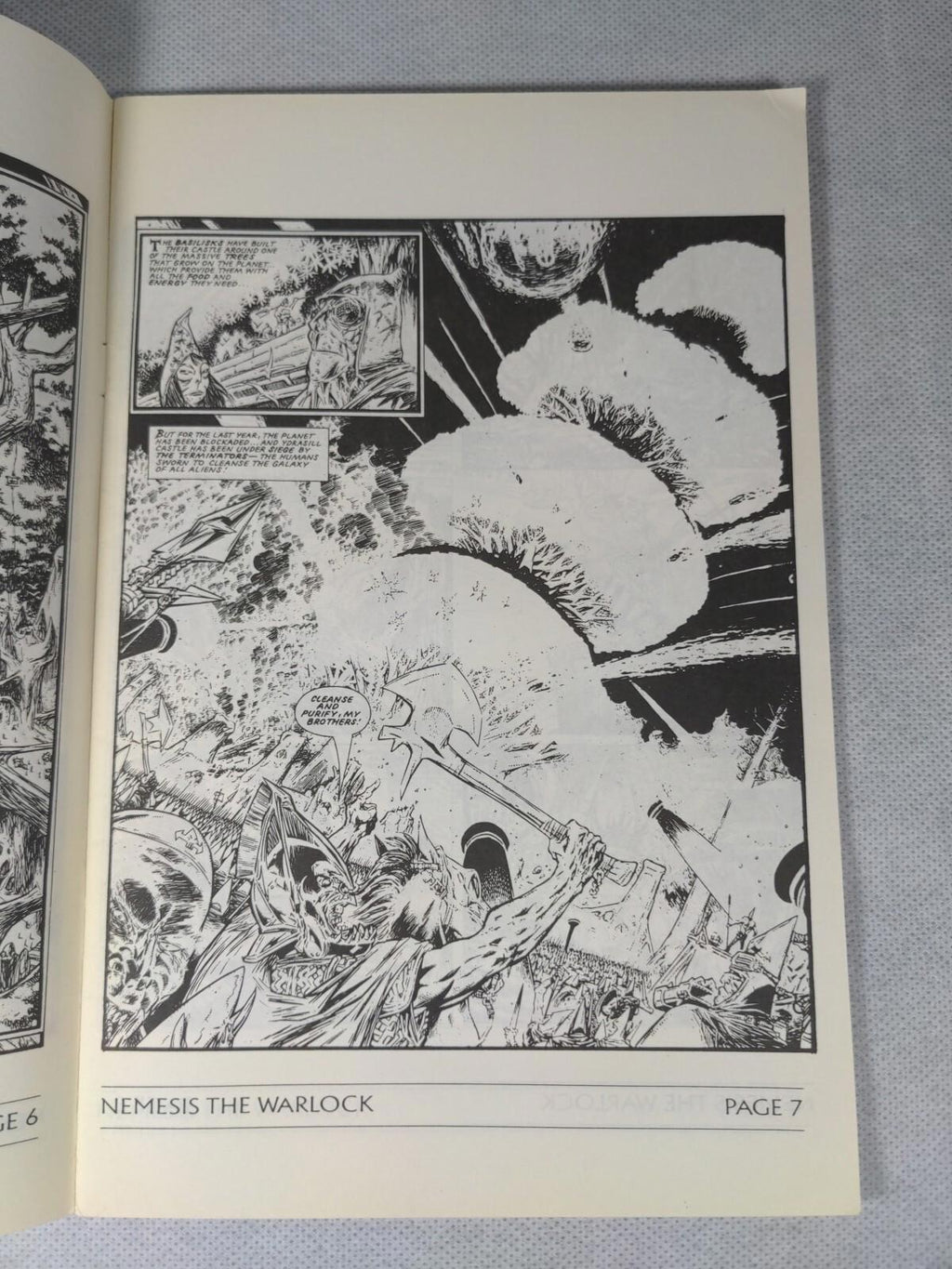 Nemesis The Warlock #4 Fleetway Quality Comics Alien Terror Mils & O'Neil - Retrorama UK
