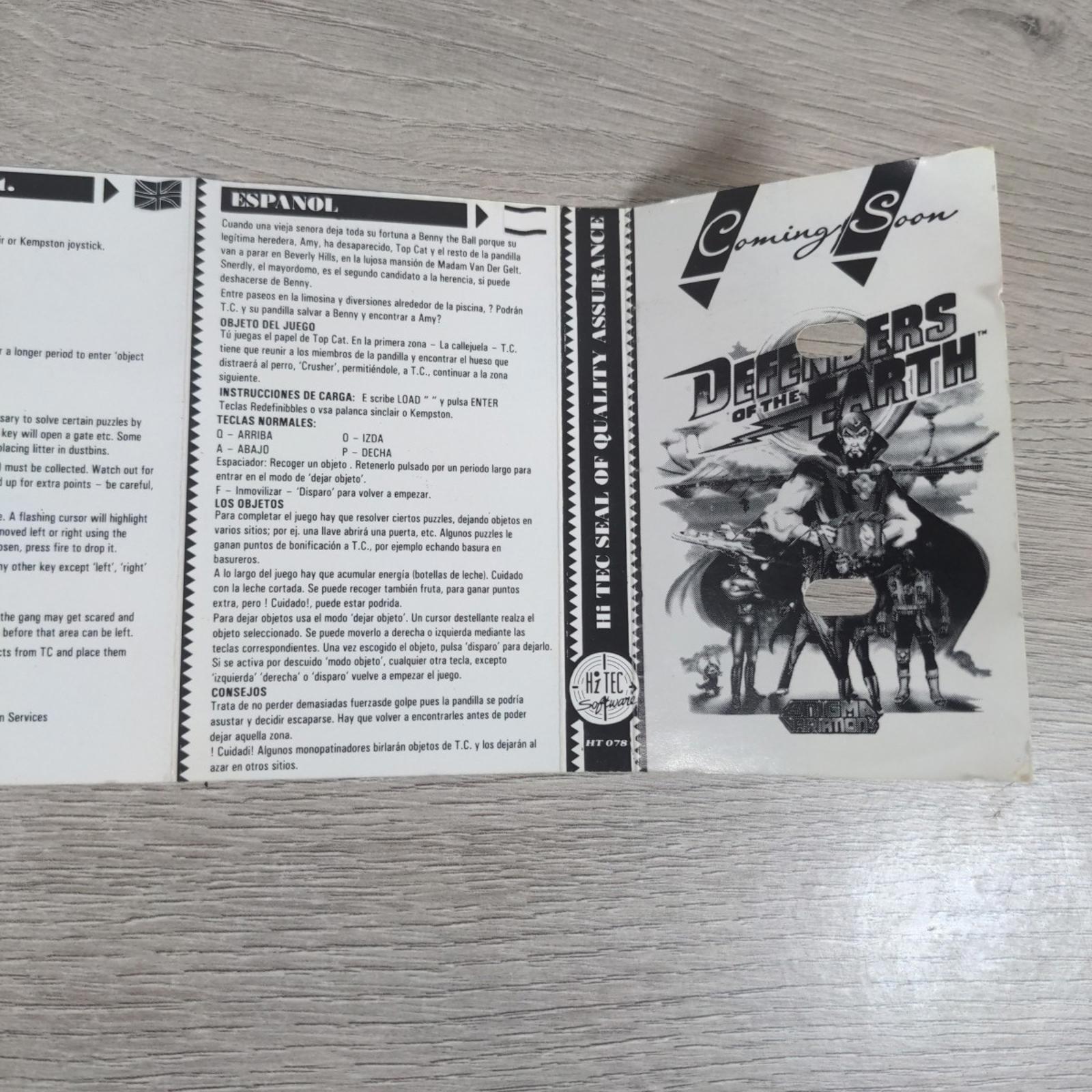 Top Cat In Beverly Hills  ZX Spectrum 48/128K Game Cassette Tested & Working