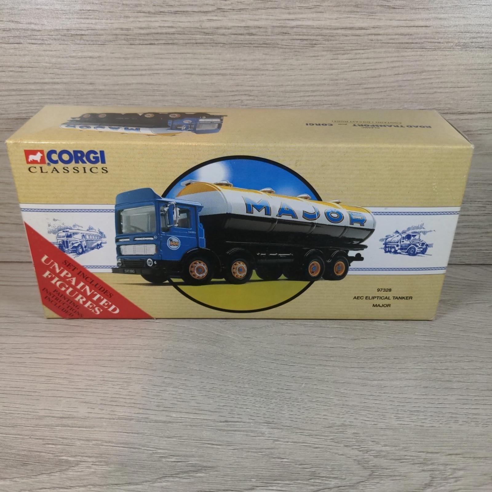 Corgi Classics Road Transport 97328 AEC Eliptical Tanker Major Die-Cast Model