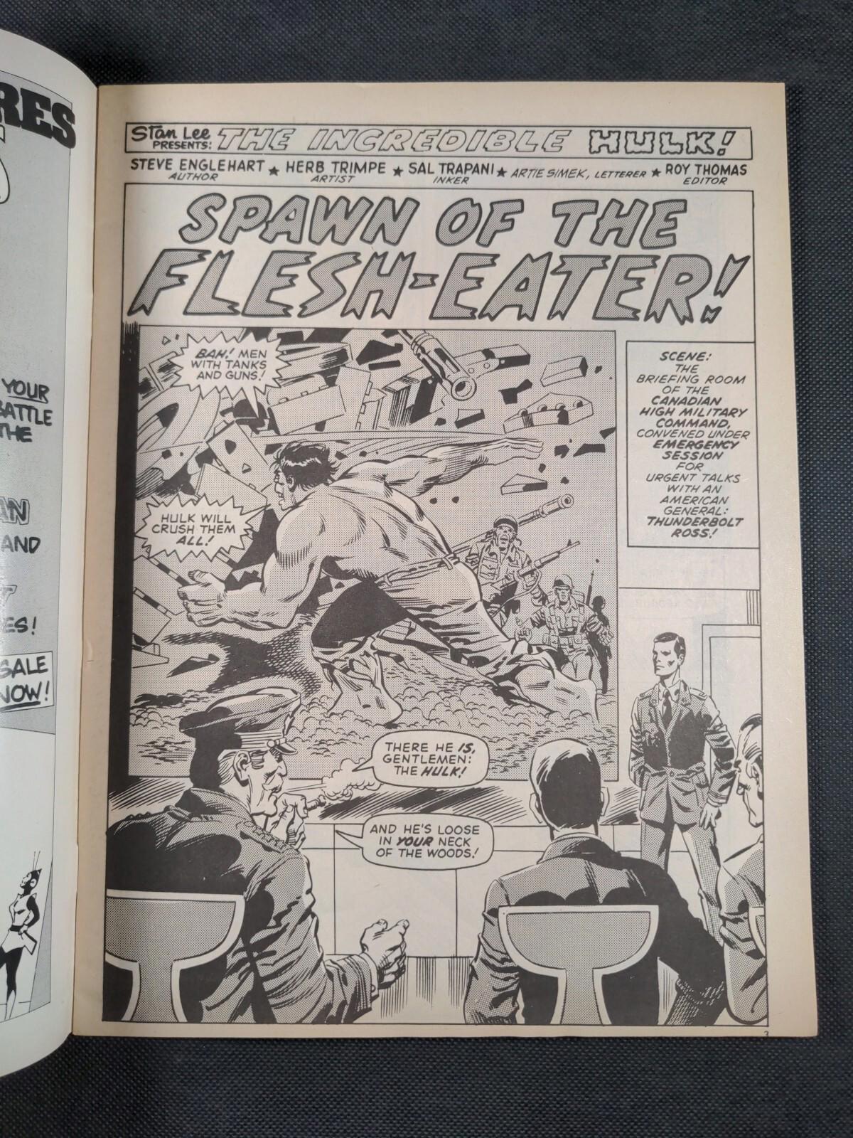 Mighty World of Marvel Issue No 160 October 1975 Vintage Marvel UK Comic