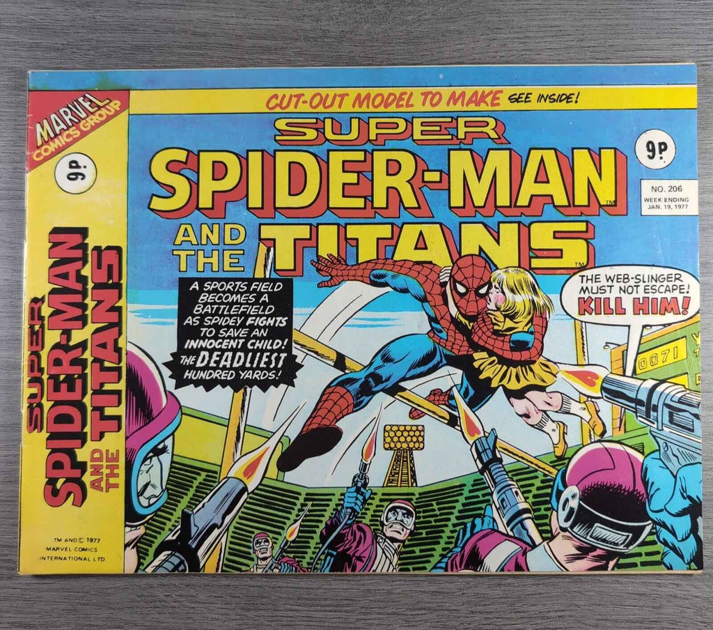 Super Spider-Man And The Titans No. 206 Marvel Comics 19th January 1977