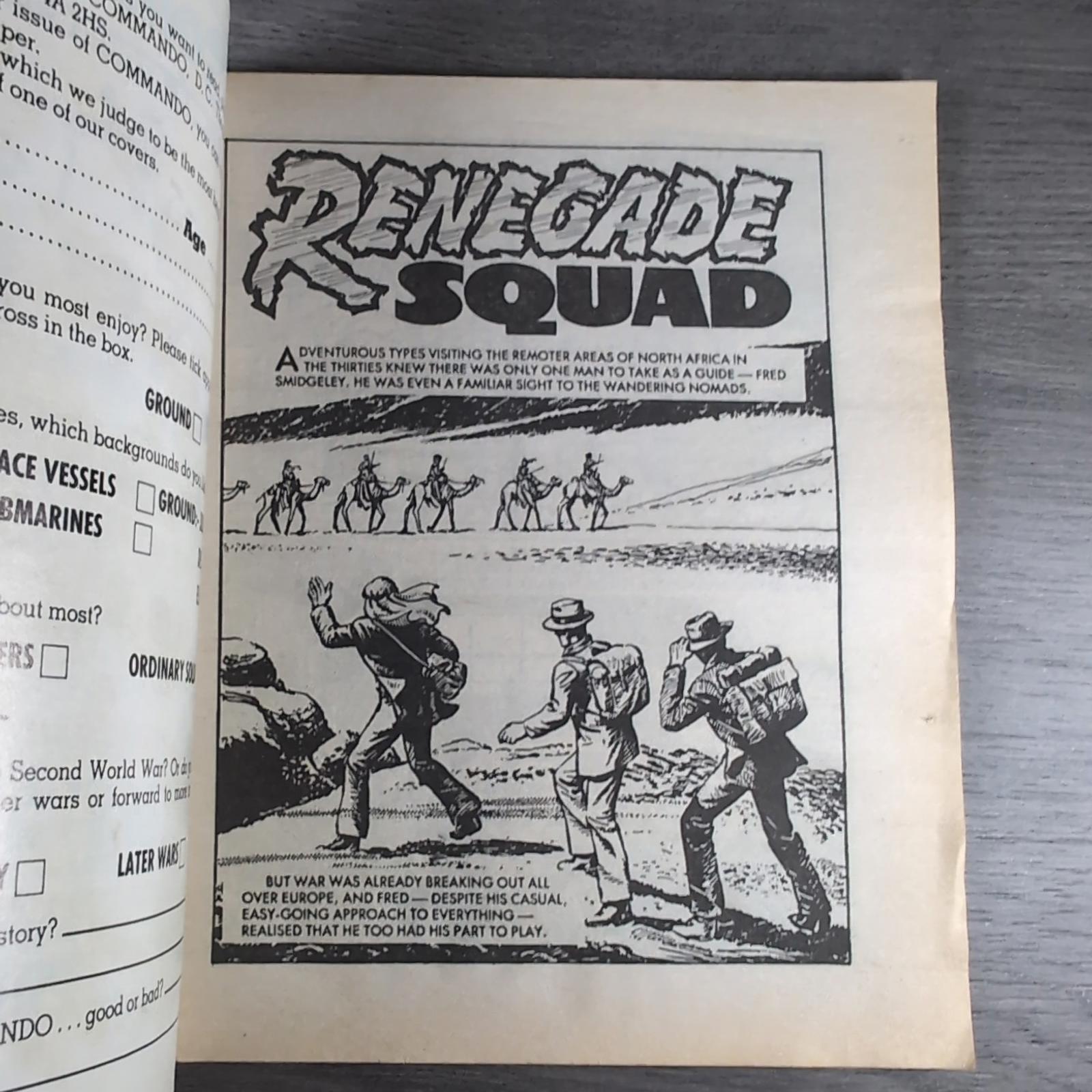 Commando Comic Issue Number 2350 Renegade Squad
