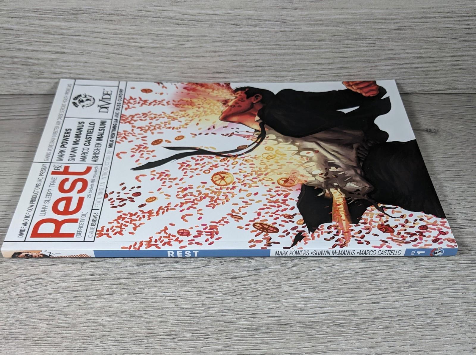 Rest Volume 1 by Mark Powers Paperback 2010 Top Cow Graphic Novel