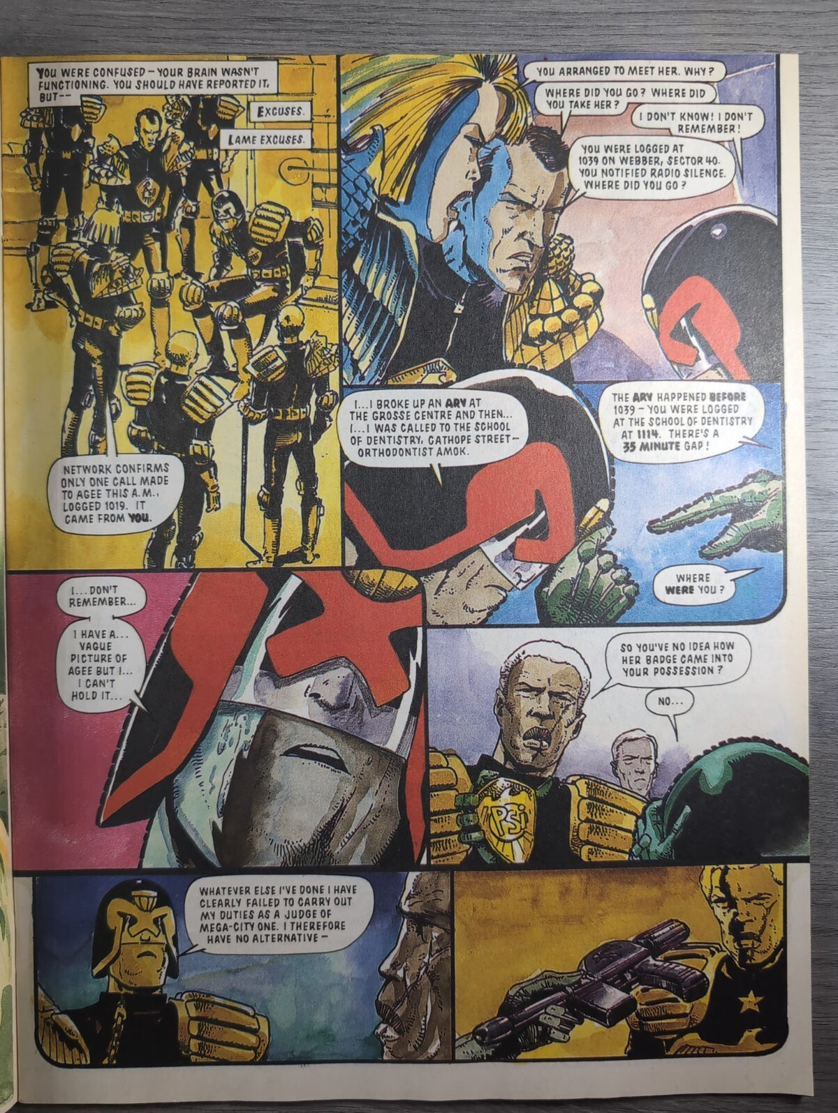 2000AD Prog 681 Featuring Judge Dredd Comic 2nd June 1990 Vintage Retro Comic