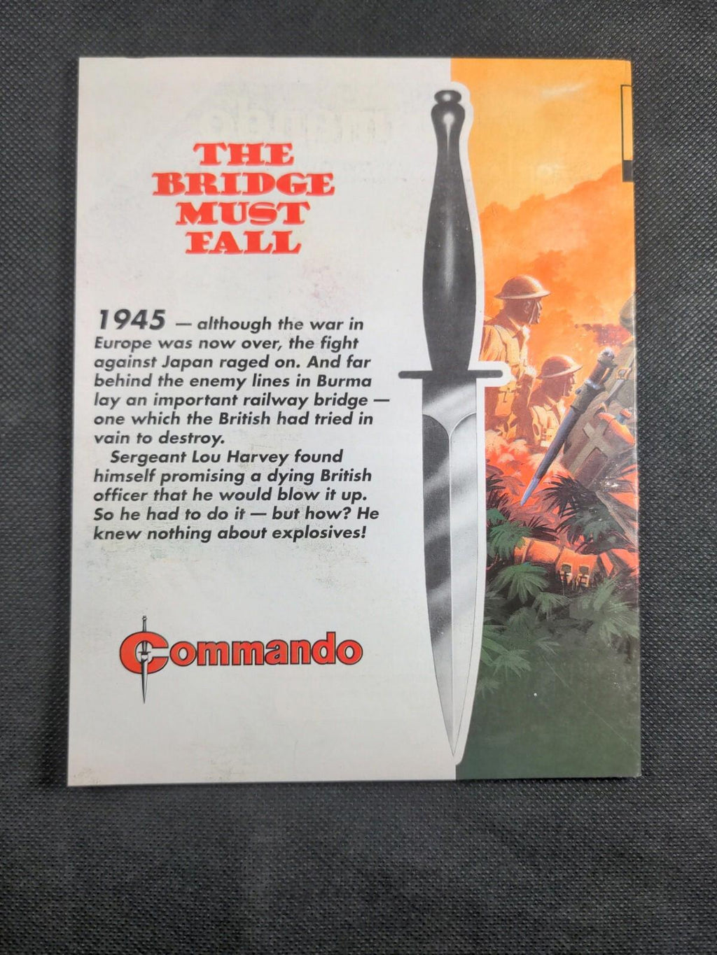 Commando Comic Issue Number 2858 The Bridge Must Fall Vintage Comic - Retrorama UK
