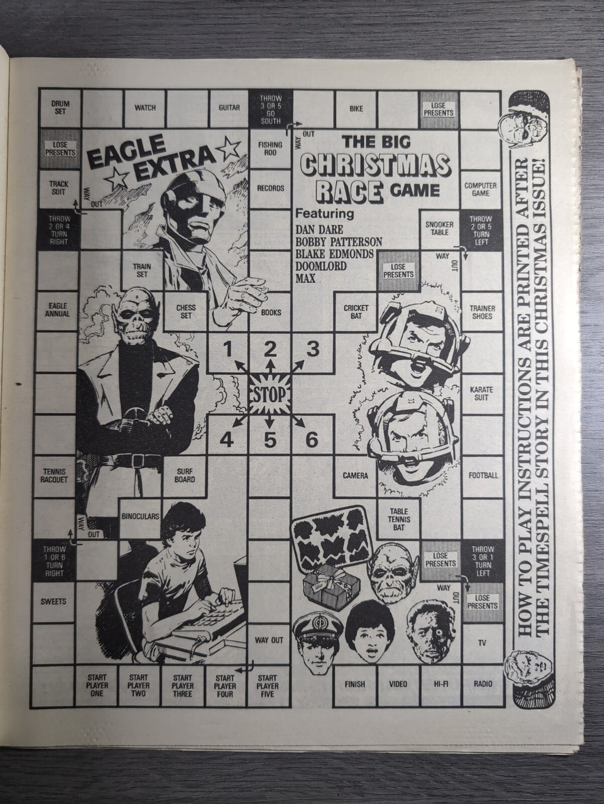 Eagle Comic Issue No. 249 27th December 1986 Vintage Retro UK Comic