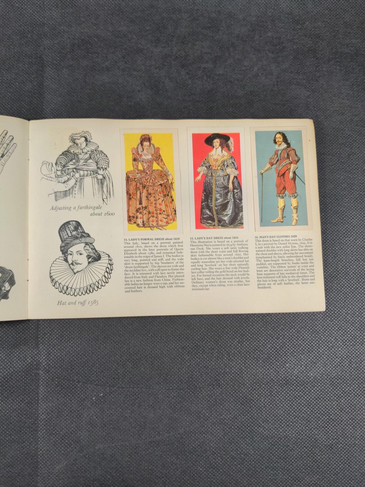Brooke Bond Tea British Costume Picture Card Album Complete Set