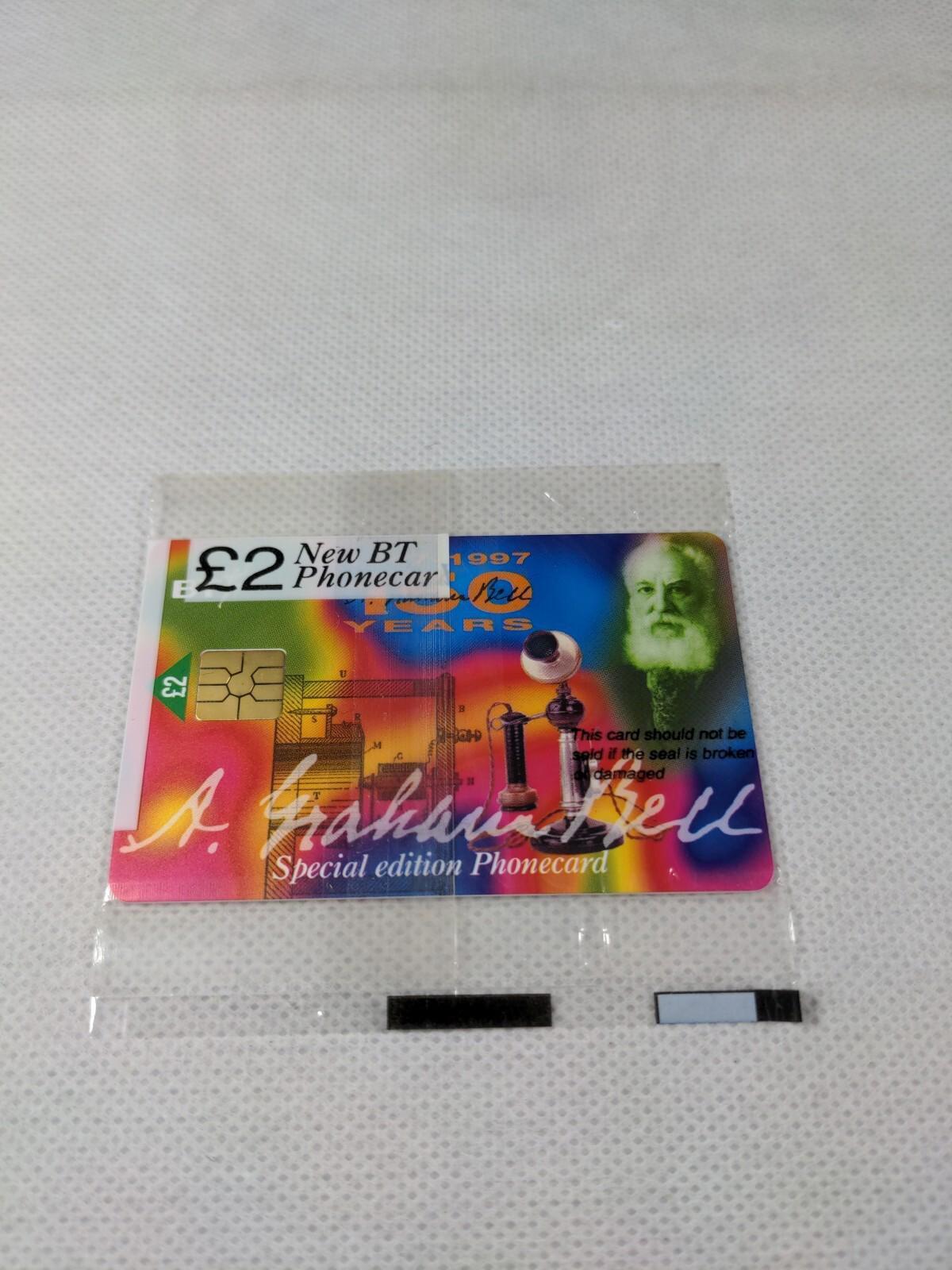 BT Phone Card  Special Edition Unused Vintage £2 Chip Phonecard Unopened Sealed - Retrorama UK