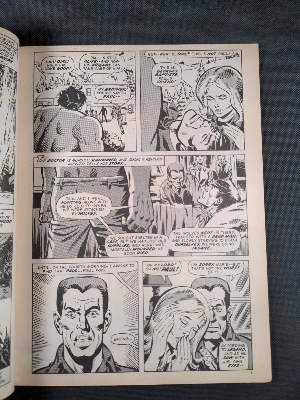 Mighty World of Marvel Issue No 161 November 1975 Marvel UK Vintage Comic