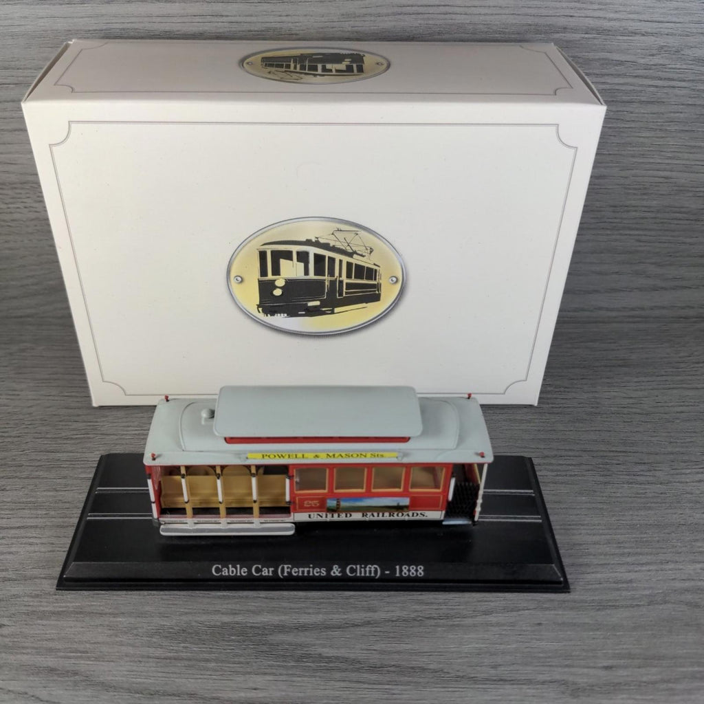 Atlas Editions Trams Of The World Cable Car (Ferries & Cliff) - 1888 Model