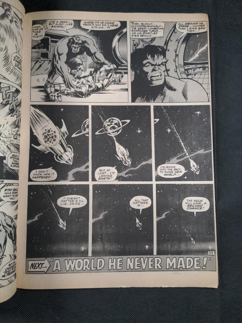 Mighty World of Marvel Issue No 39 June 1973 Marvel UK - Vintage Comic - Retrorama UK