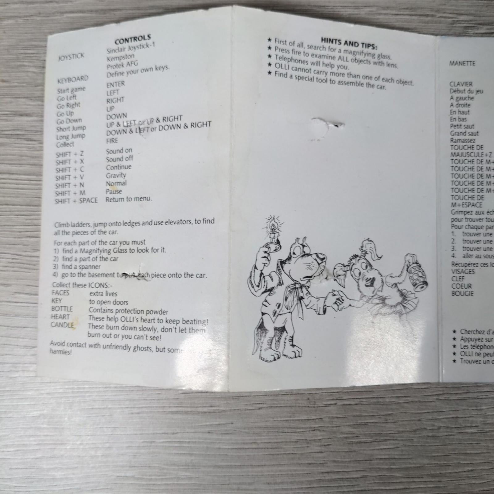 Olli & Lissa 3 ZX Spectrum 48K 128K Game Cassette Tested & Working