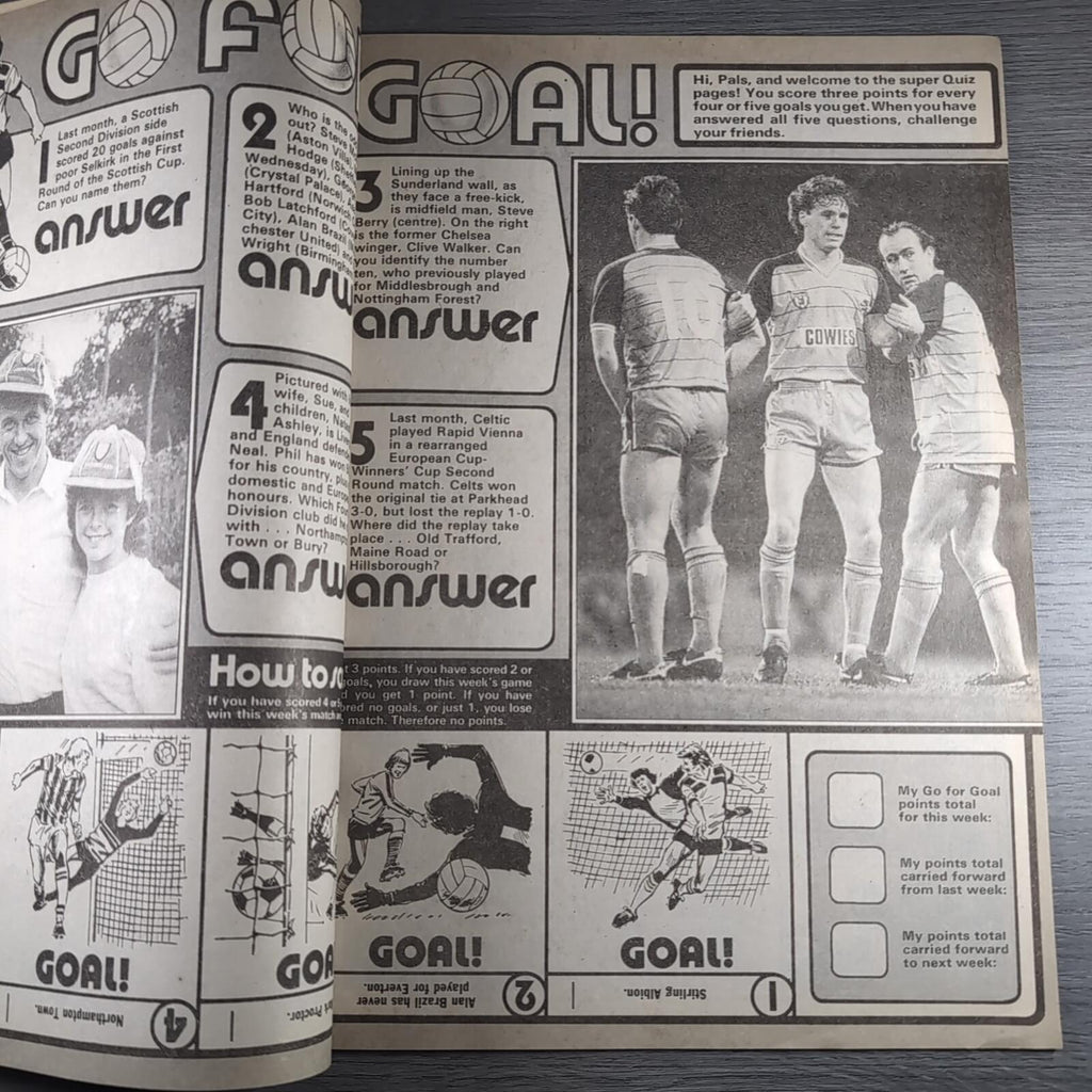 Roy of The Rovers 26th January 1985 Vintage Comic IPC Magazines