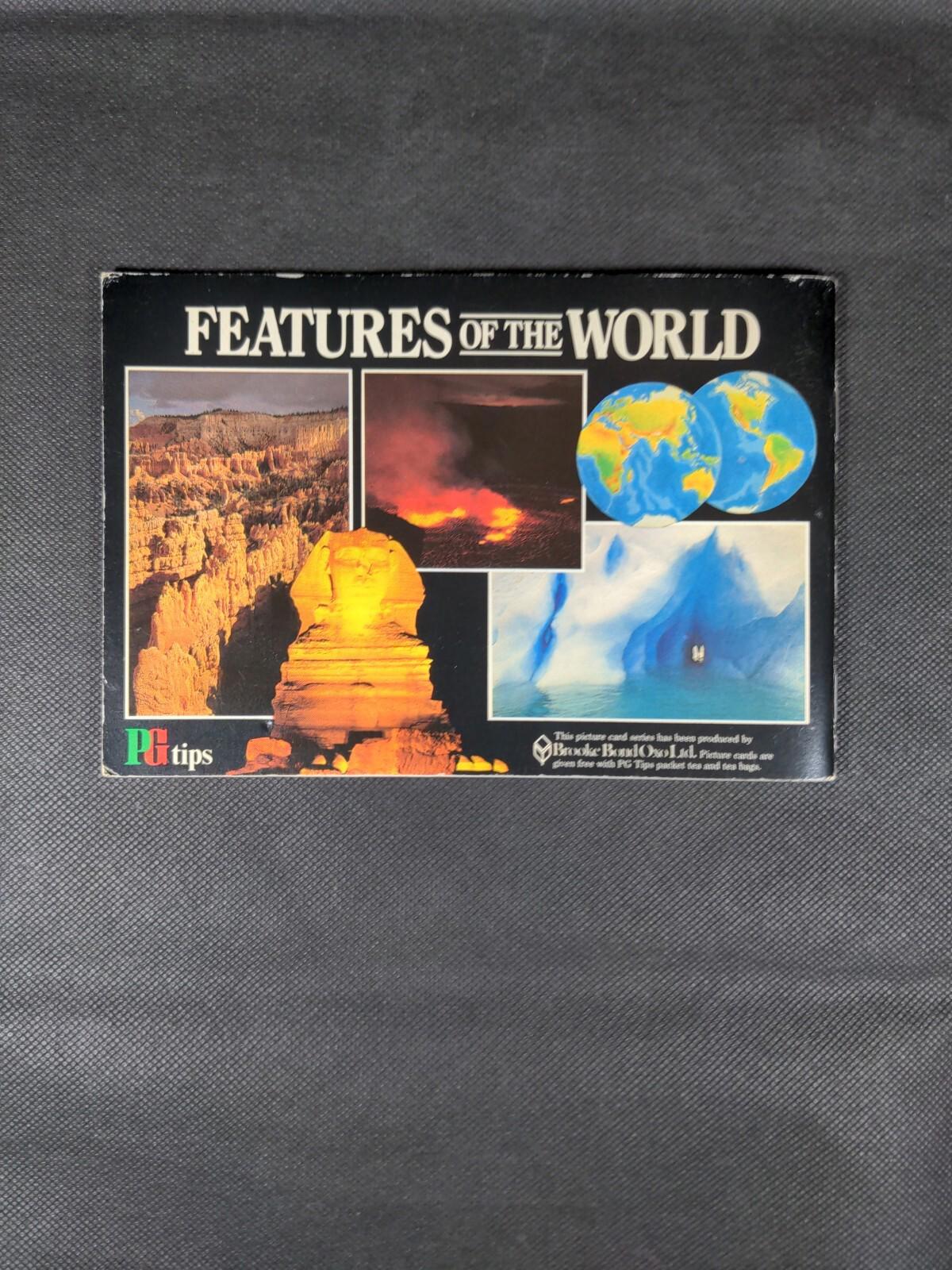 Brooke Bond PG Tips Tea Card Blank Album Features Of The World