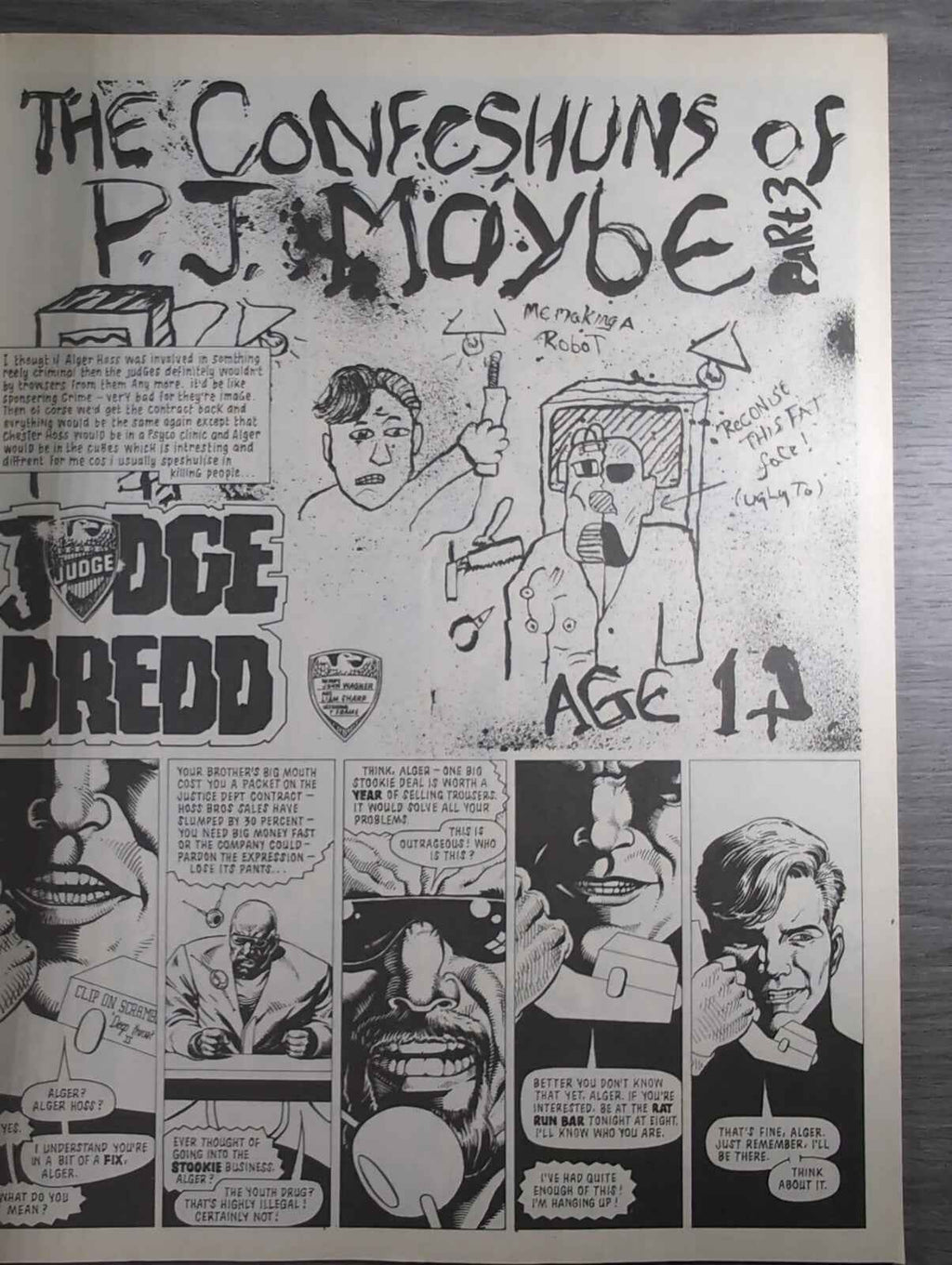 2000AD Prog 634 Featuring Judge Dread Comic 8th July 1989 Vintage Retro Comic