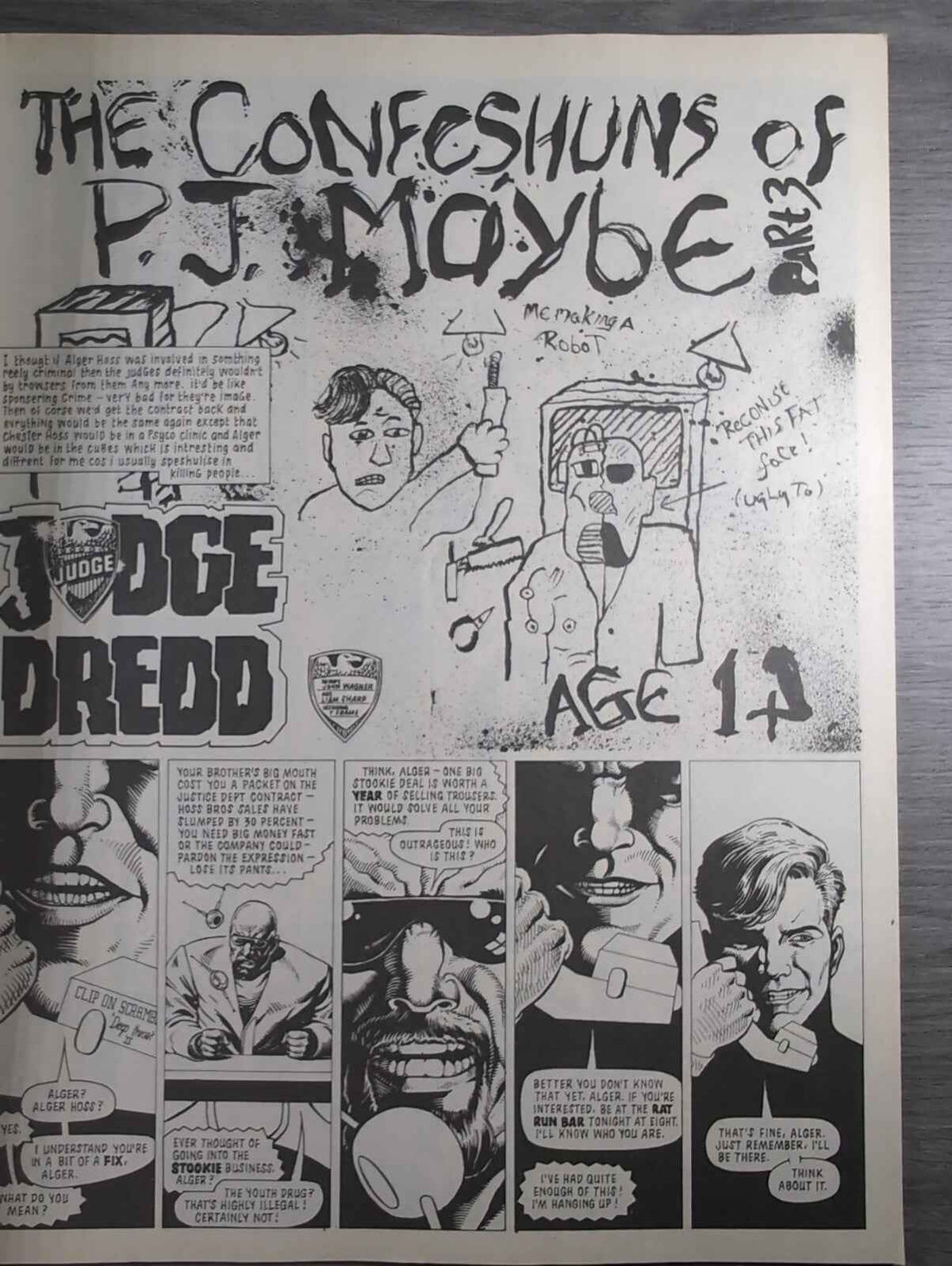 2000AD Prog 634 Featuring Judge Dread Comic 8th July 1989 Vintage Retro Comic
