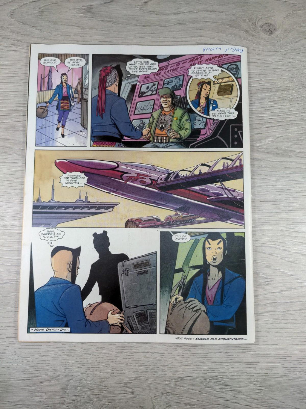 2000AD Featuring Judge Dredd Prog 728 April 1991 Vintage Comic