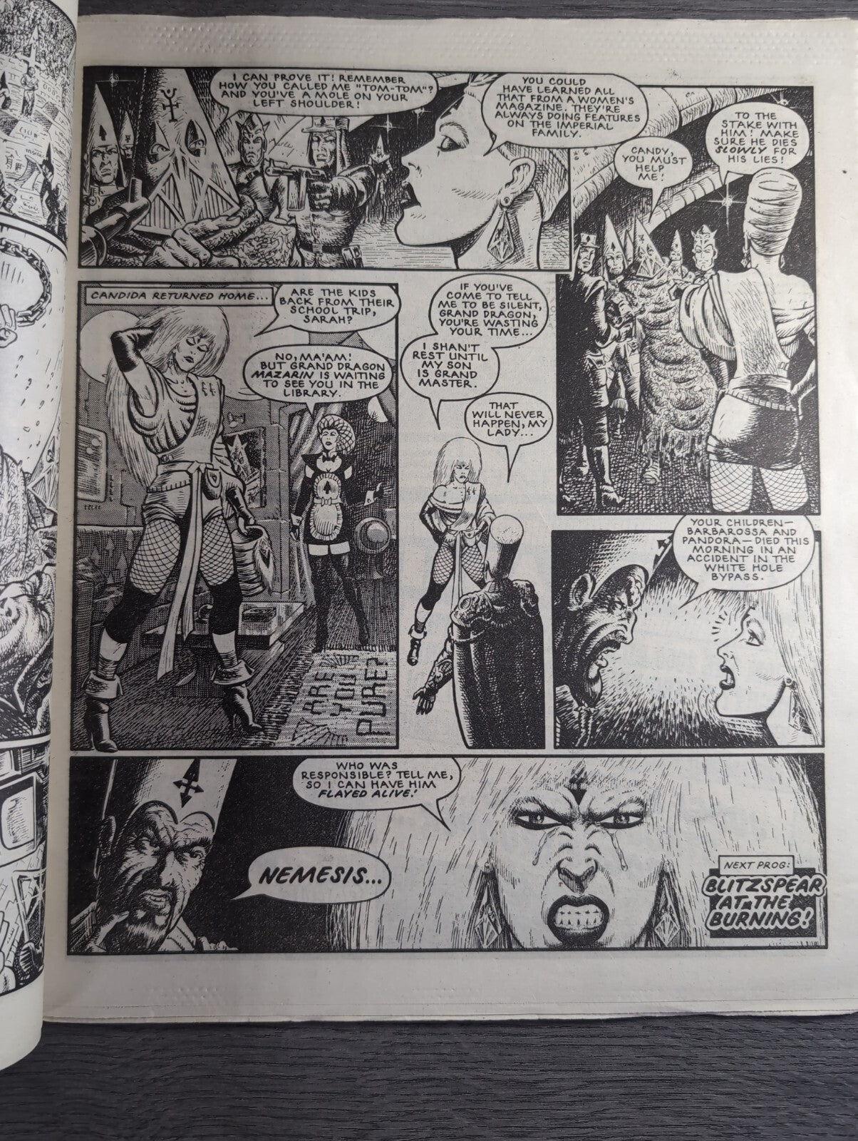 2000AD Prog 439 Featuring Judge Dread Comic 12th Oct 1985 Vintage Retro Comic