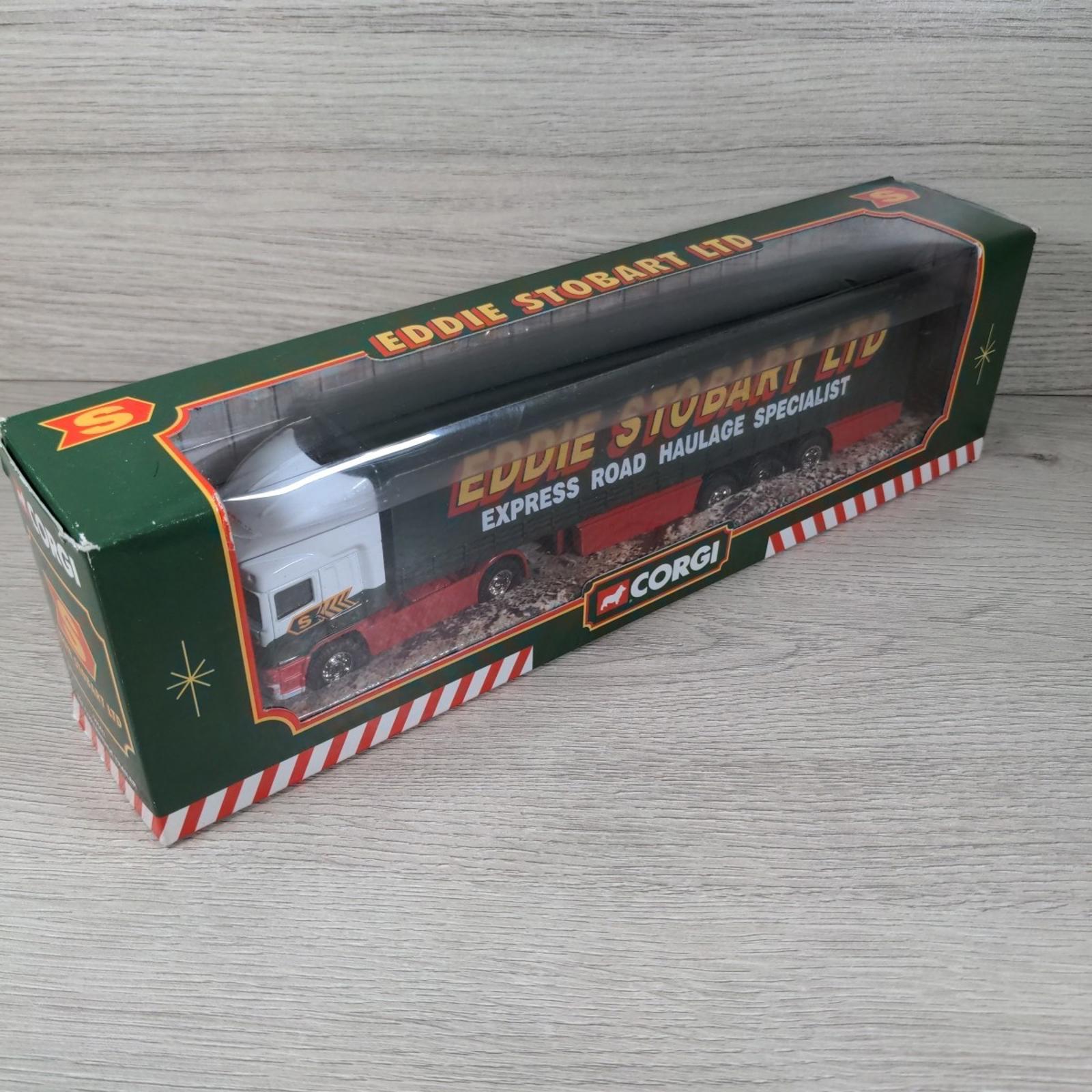Corgi Eddie Stobart Ltd 59502 ERF Curtainside Trailer Die-Cast Model
