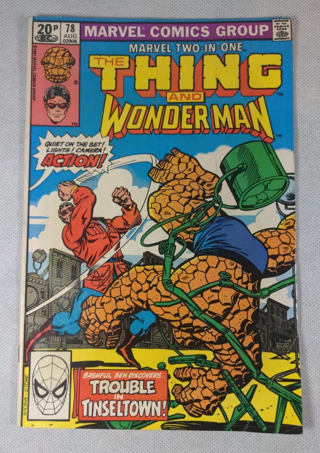 Marvel Comics Two-In-One The Thing And Wonder Man #78 August 1981