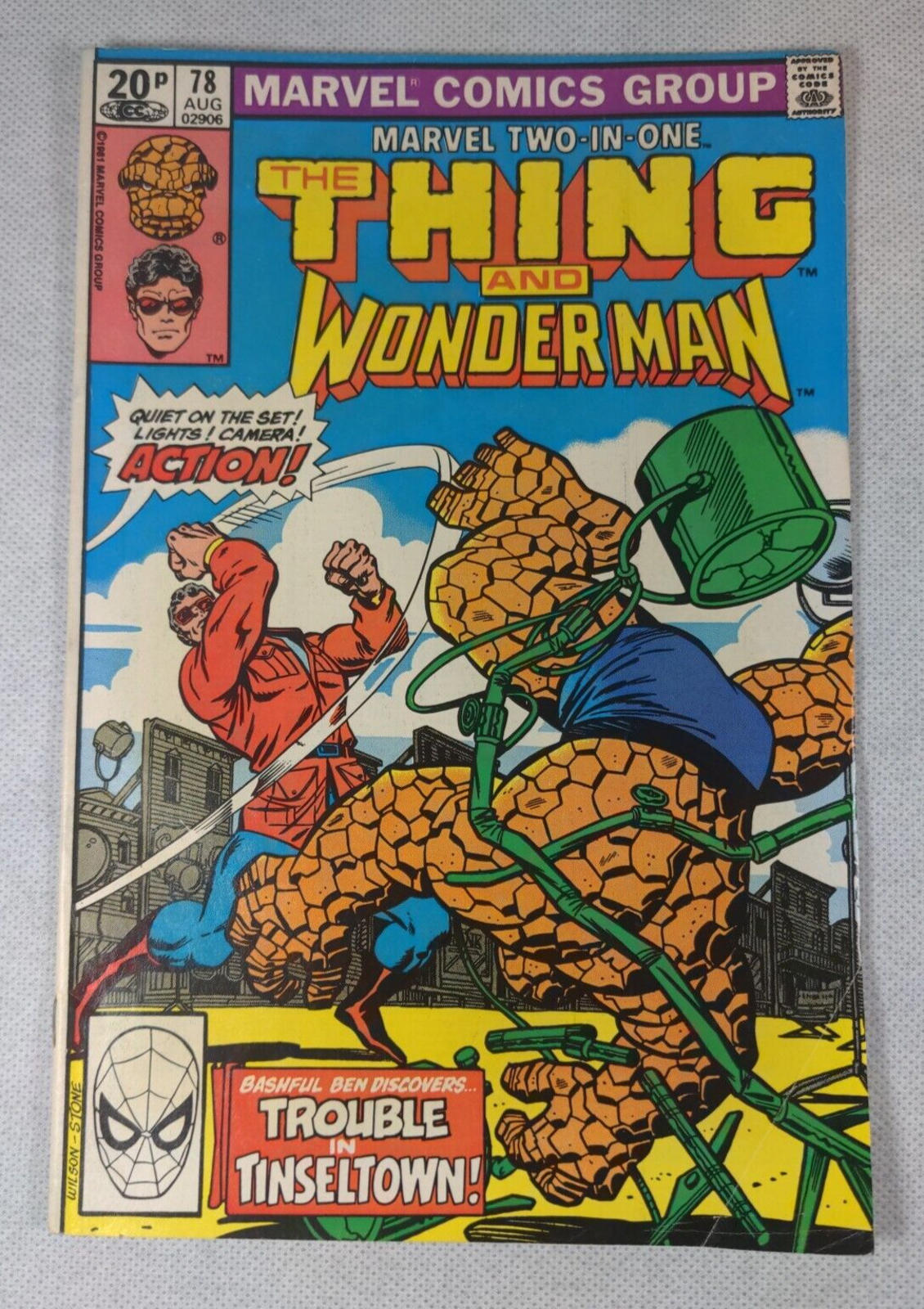 Marvel Comics Two-In-One The Thing And Wonder Man #78 August 1981