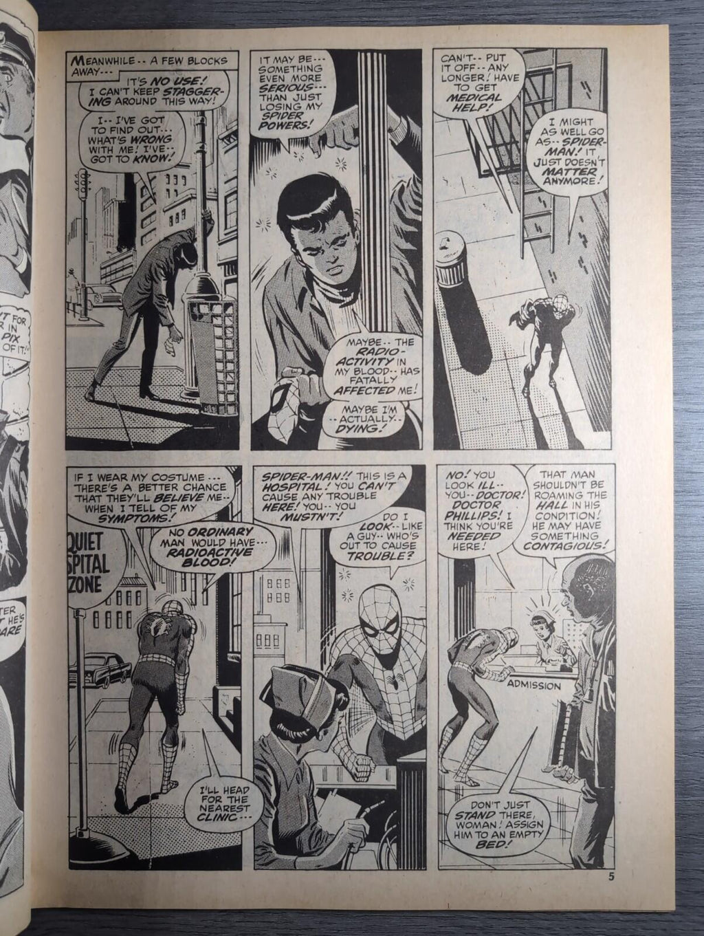 Spider-Man Comics Weekly No 112 Marvel Comics UK 5th April 1975 Vintage Comic