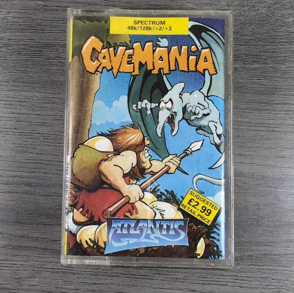 Cavemania ZX Spectrum 48/128K Game Tested & Working Vintage Retro Video Game