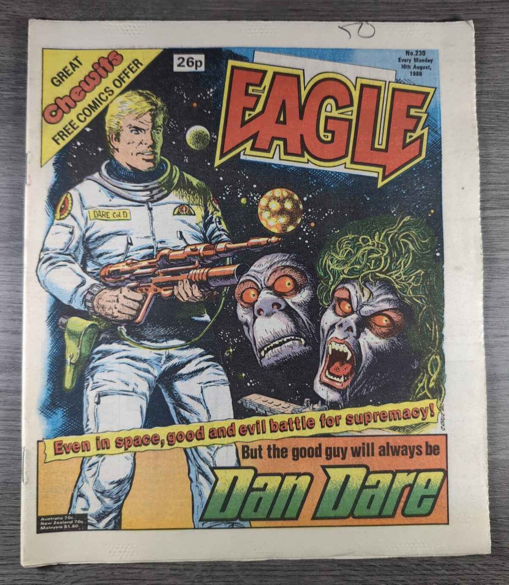 Eagle Comic Issue No. 230 16th August 1986 Vintage Retro UK Comic