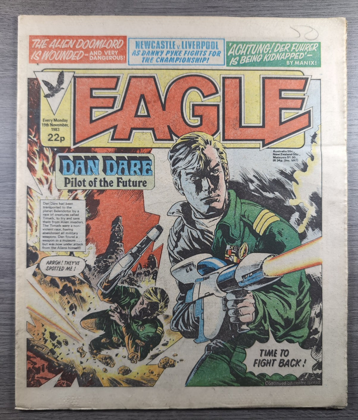 Eagle Comic 19th November 1983 Vintage Retro UK Comic