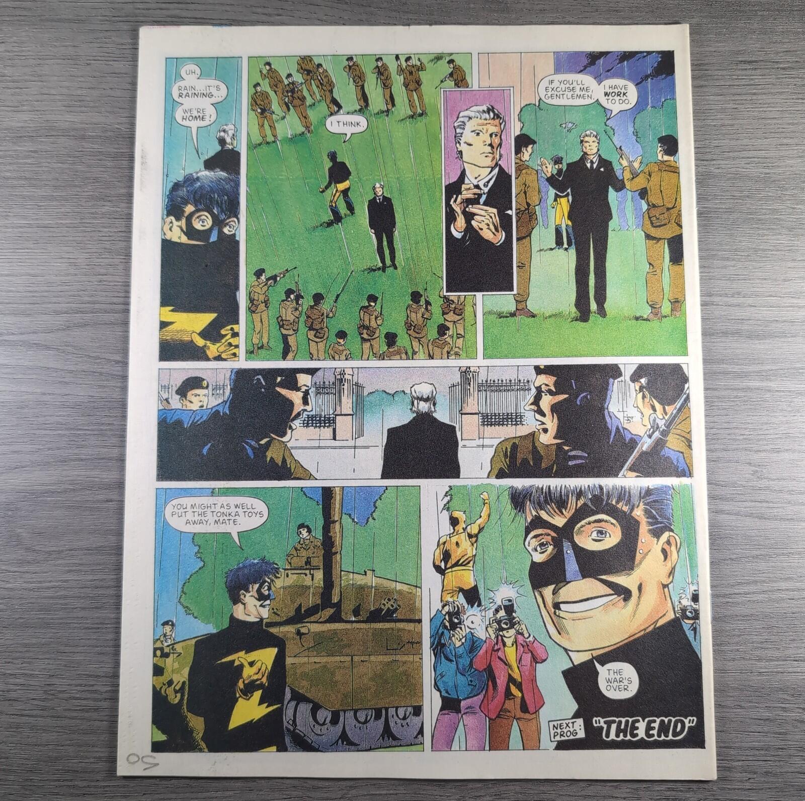 2000AD Prog 549 Featuring Judge Dredd 21st November 1987 Vintage Comic