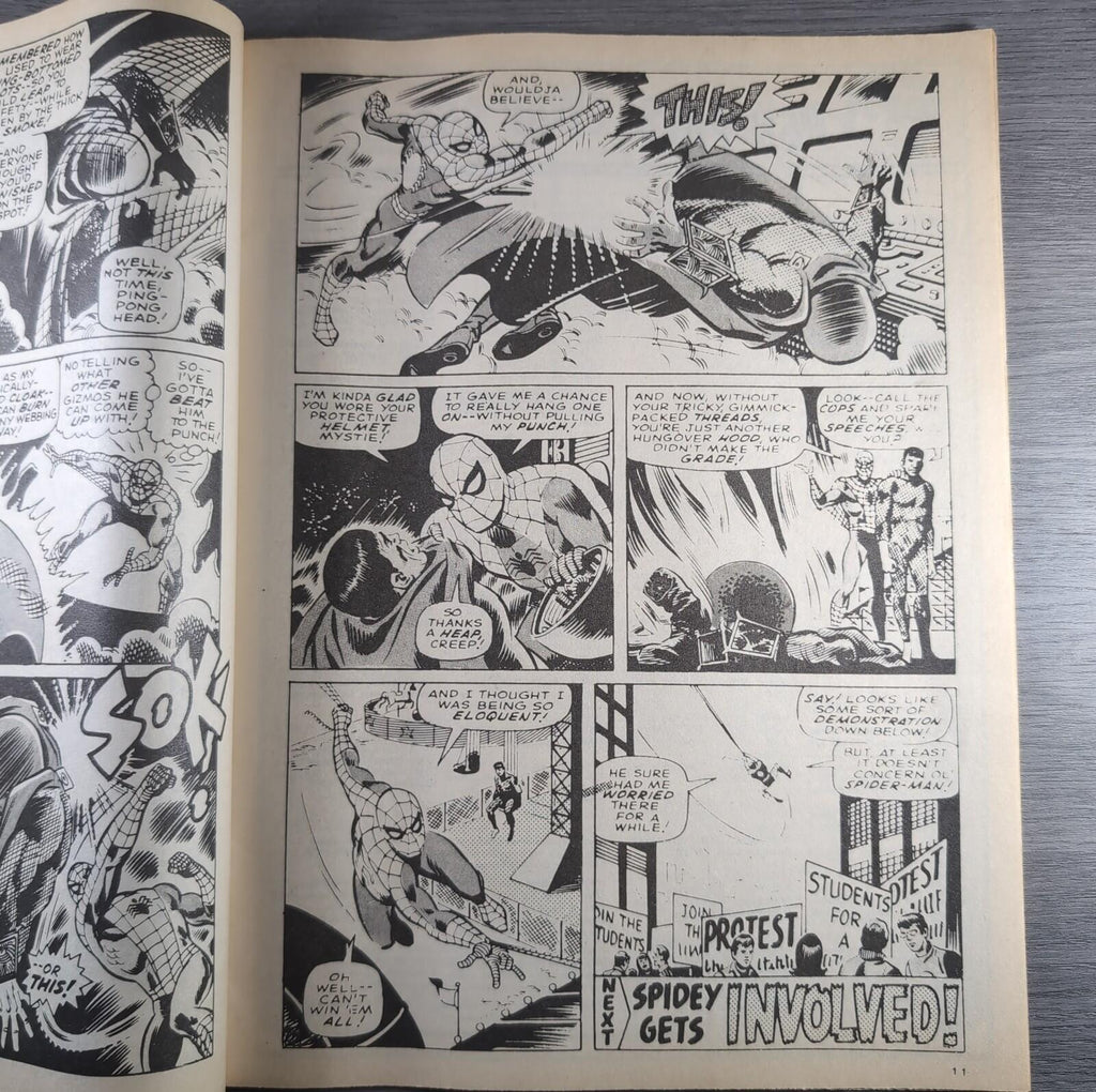 Spider-Man Comics Weekly No 71 Marvel Comics UK 22nd June 1974 Vintage Comic
