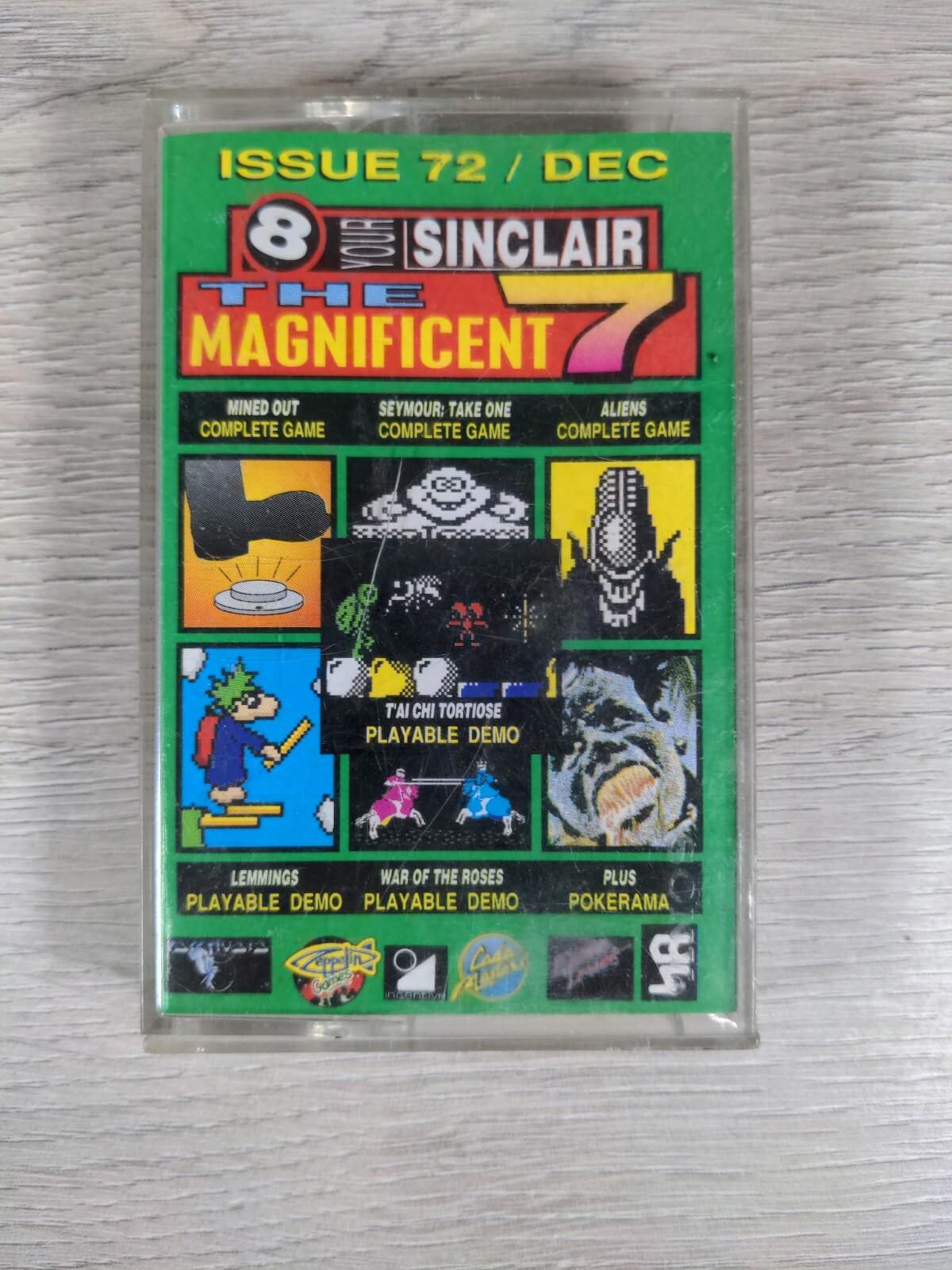 The Magnificent 7 Issue 72 Dec 1991 No8 ZX Spectrum Cassette Tested & Working