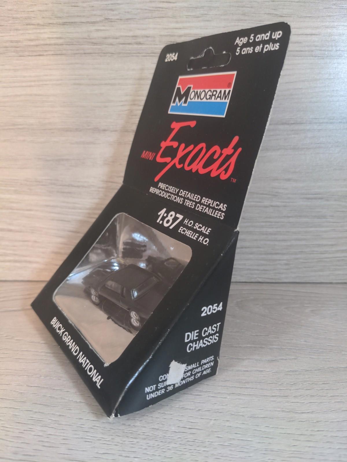 Monogram Mini Exacts Buick Grand National No 2054 Diecast Car 1:87 H.O Scale