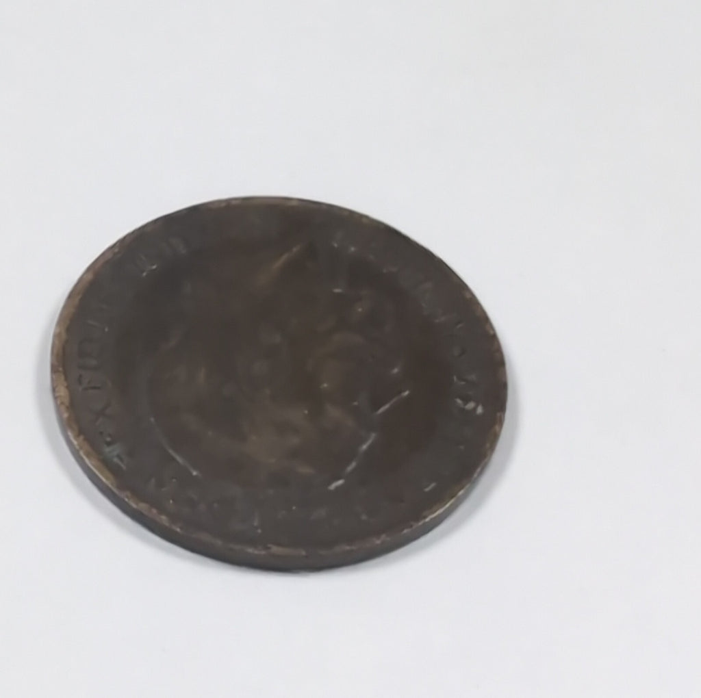 1918 King George V Farthing Coin Good Condition Vintage UK Coin