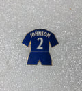 Chelsea Football Club Johnson No2 Shirt Enamel Pin Badge - Retrorama UK