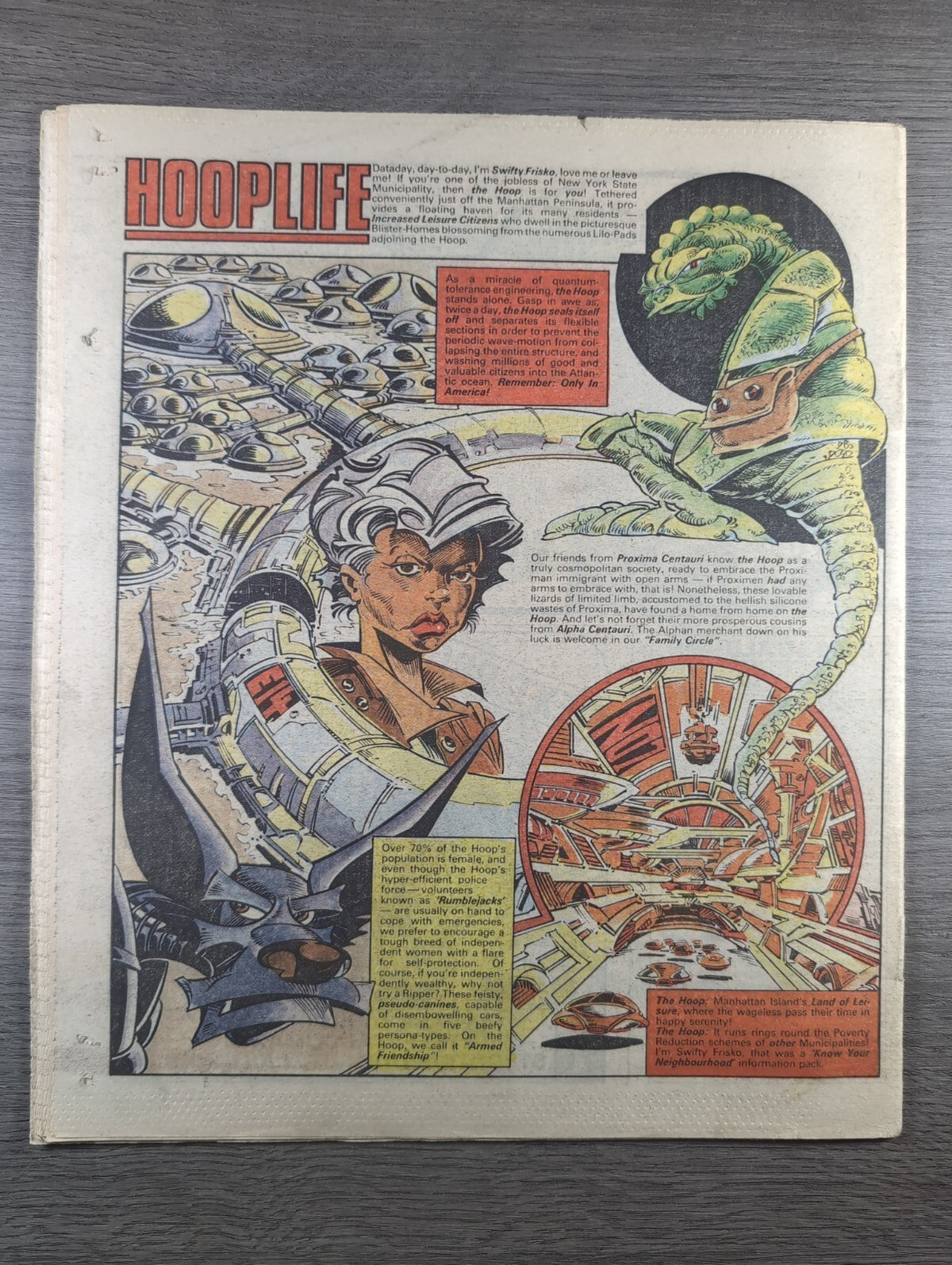 2000AD Prog 384 Featuring Judge Dredd Comic 22nd Sept 1984 Vintage Retro Comic