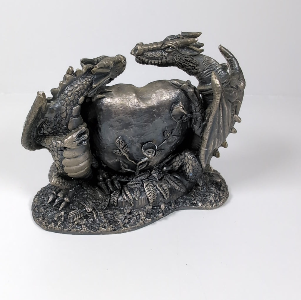 Myth & Magic Romancing The Dragon 3846 The Tudor Mint Pewter Metal Figure