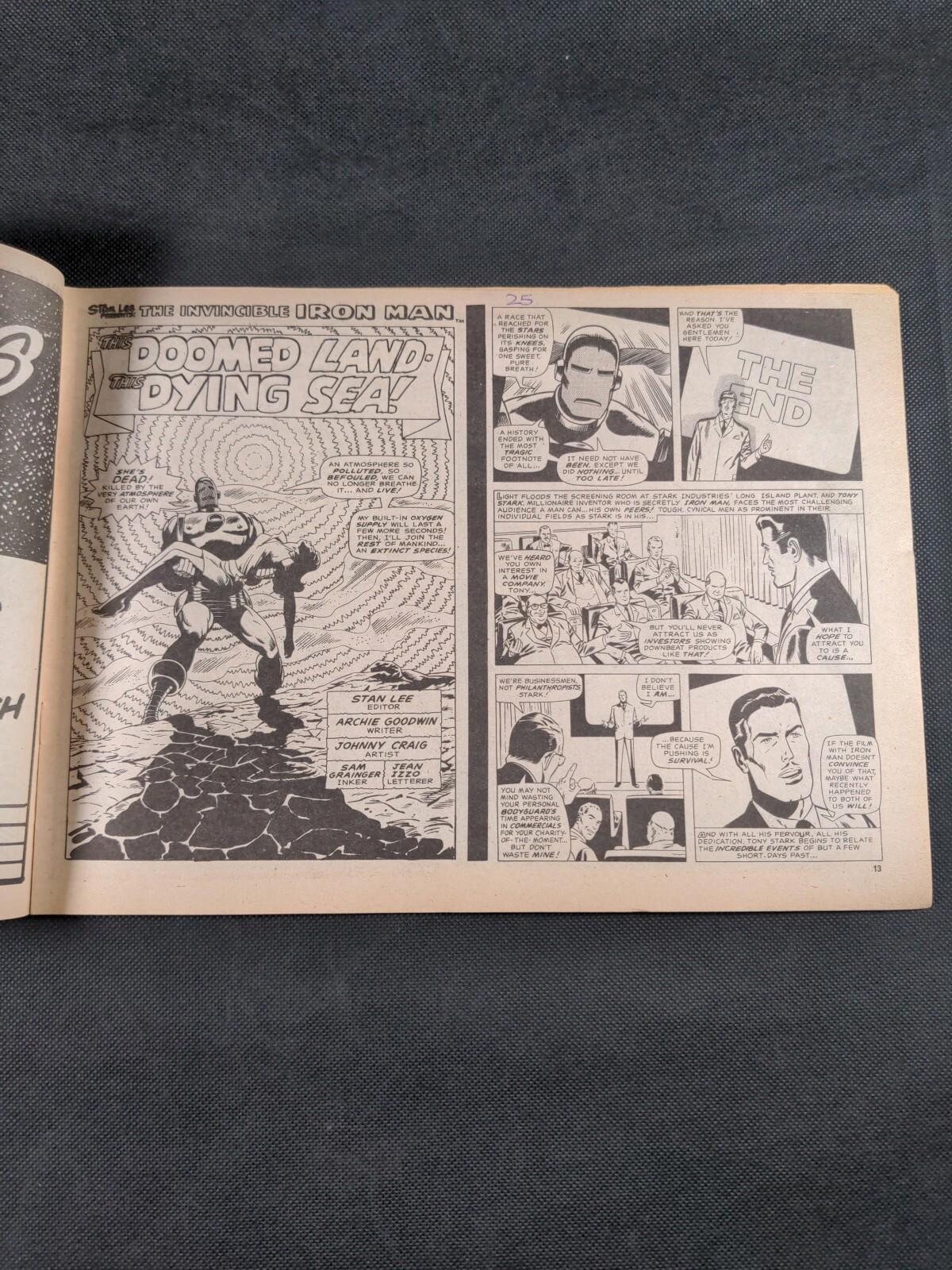 Marvel Comics  - Super Spider -Man - Issue No 207 January 1977 - Retrorama UK