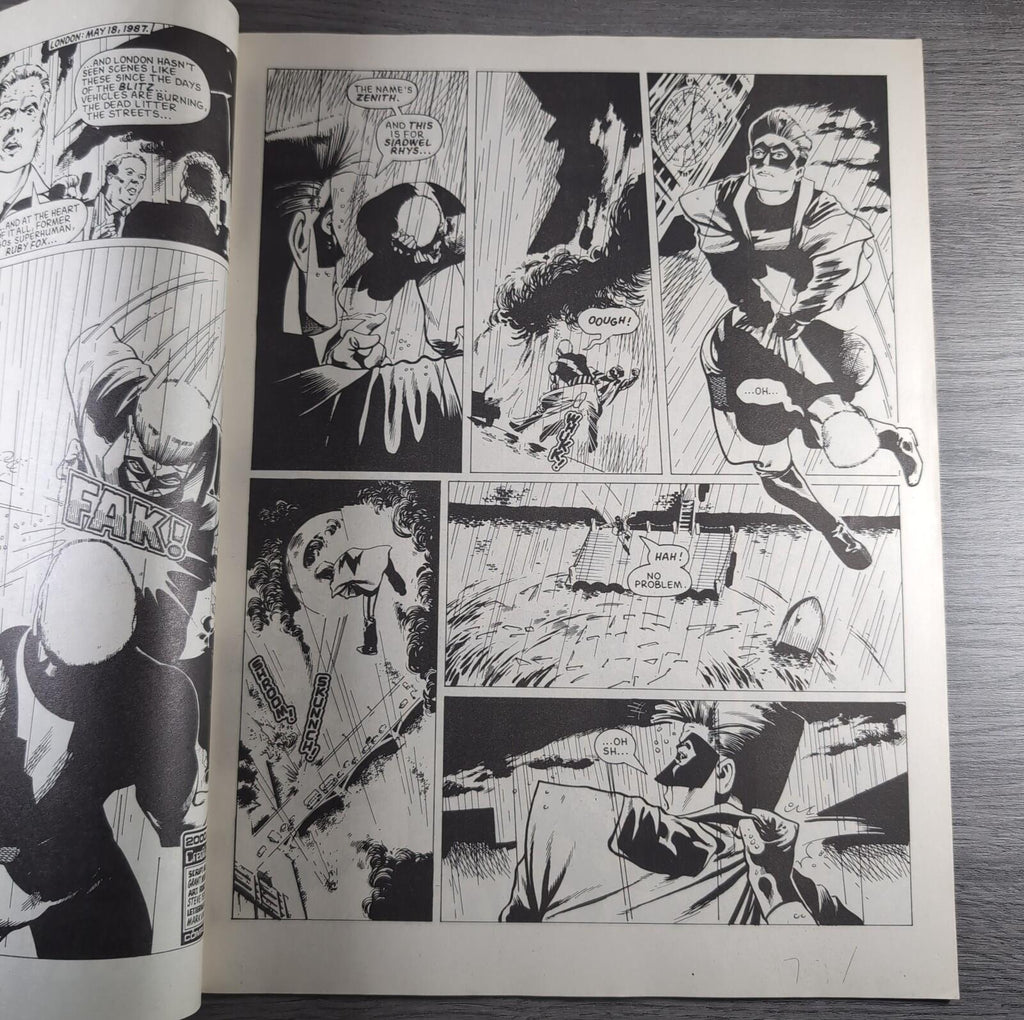 2000AD Prog 546 Featuring Judge Dredd 31st October 1987 Vintage Comic